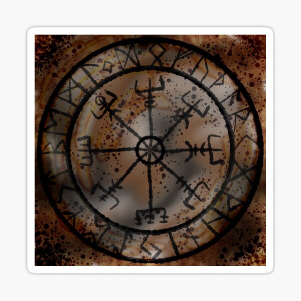 Viking Compass Sticker