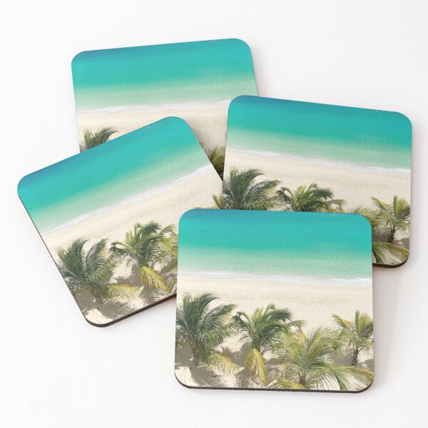 Item preview, Beautiful Beach With Palm Trees In Carribean designed and sold by Barolina.