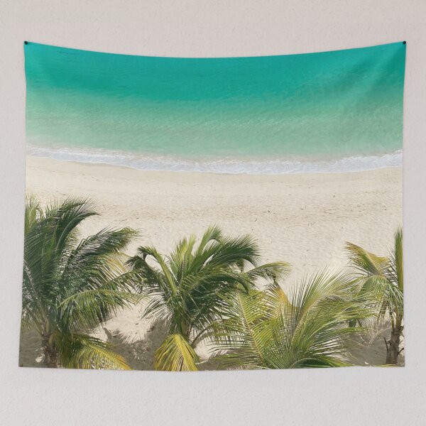 Item preview, Beautiful Beach With Palm Trees In Carribean designed and sold by Barolina.