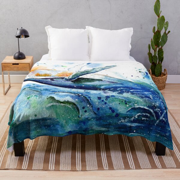 Item preview, Humpback Whale Leaping Out Of The Ocean designed and sold by JulieSpriddle.
