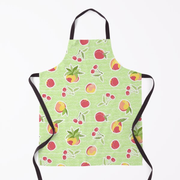 Item preview, Green Summer fruits, berries seamless pattern designed and sold by essskina.
