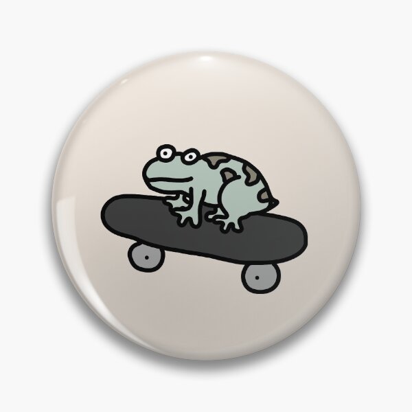 Item preview, frog on a skateboard designed and sold by jesscajlame.