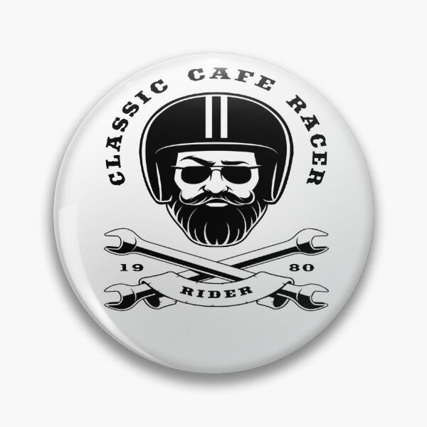 Item preview, cafe racer motorcycle helmet sticker designed and sold by hotifroti.