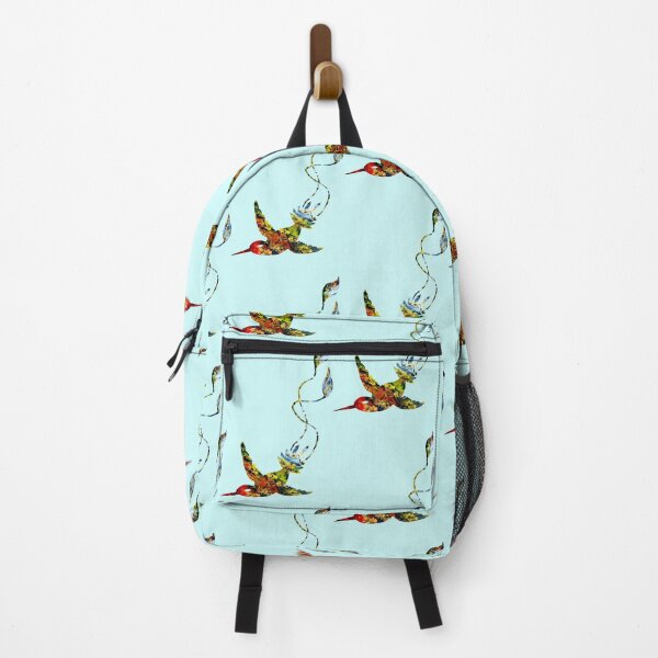 Item preview, Golden dancing stars spreading out colorful dust dreams abstract hummingbird  designed and sold by TitaCris.