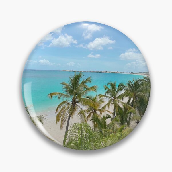 Item preview, Beautiful Green Palm Trees At The Beach , Paradise designed and sold by Barolina.