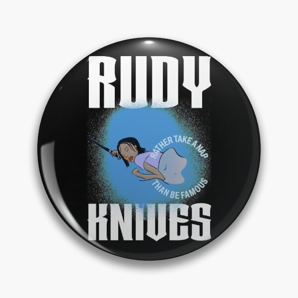 Item preview, Rudy Knives - Rather Take A Nap Than Be Famous designed and sold by sivyllization.