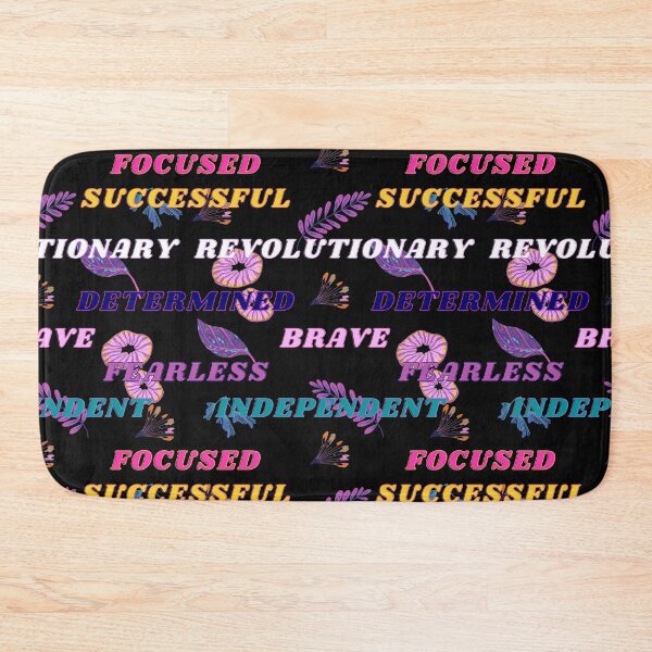 Item preview, Motivational Text and Flower Pattern  designed and sold by yubeauty.