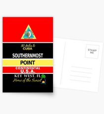 Südlichste Punktboje Key West Postkarten