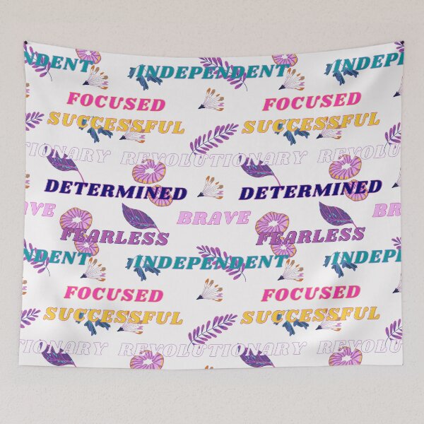 Item preview, Motivational Text and Flower Pattern  designed and sold by yubeauty.