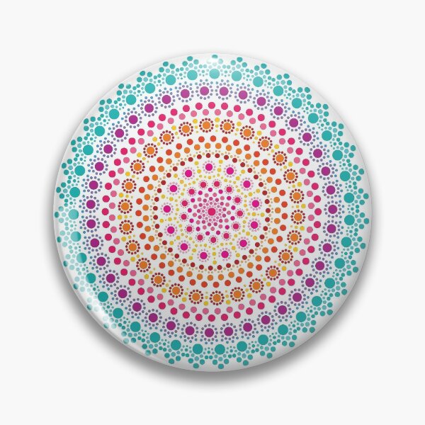 Item preview, Aboriginal Art Aborigine Australian Indigenous aboriginal Flag autochthon Bigambul Points Circle Colors Day Gift For Mother dotart Sister Painting Mom Mosaic designed and sold by MeryemSpace.