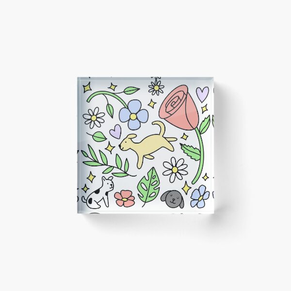 Item preview, Magical Botanical Puppies designed and sold by mangoisland.