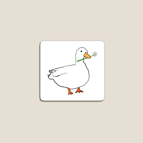 Item preview, Duck with flower designed and sold by may1249.
