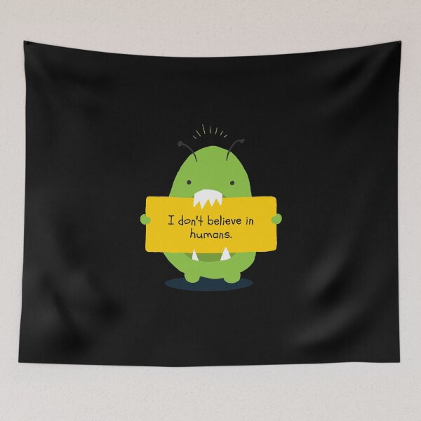 Item preview, No creo en los humanos designed and sold by BOSHIRT.