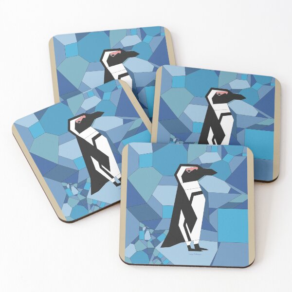 Item preview, Geometric African Penguin designed and sold by Caseymakesart.