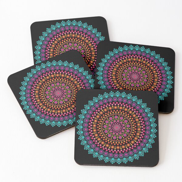 Item preview, Aboriginal Art Aborigine Australian Indigenous aboriginal Flag autochthon Bigambul Points Circle Colors Summer Day Gift For Mother dotart Sister Painting Mom Mosaic designed and sold by MeryemSpace.