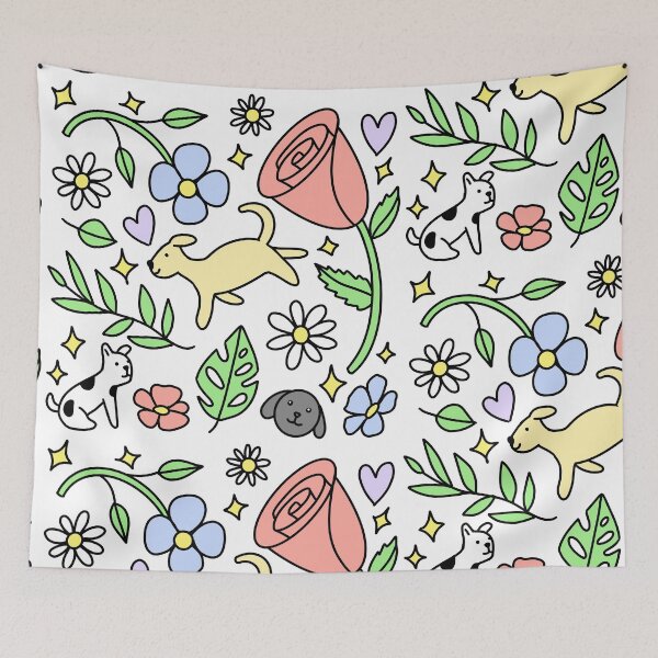 Item preview, Magical Botanical Puppies designed and sold by mangoisland.