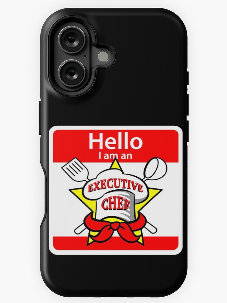 Thumbnail 1 of 4, iPhone Case, Hello, I am an Executive Chef. designed and sold by CrizG.