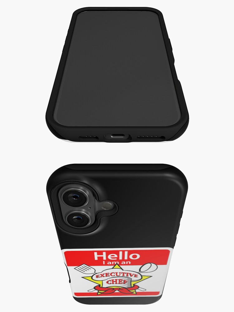 Thumbnail 3 of 4, iPhone Case, Hello, I am an Executive Chef. designed and sold by CrizG.