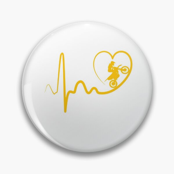 Item preview, dirt bike heartbeat designed and sold by alfa-rouk.