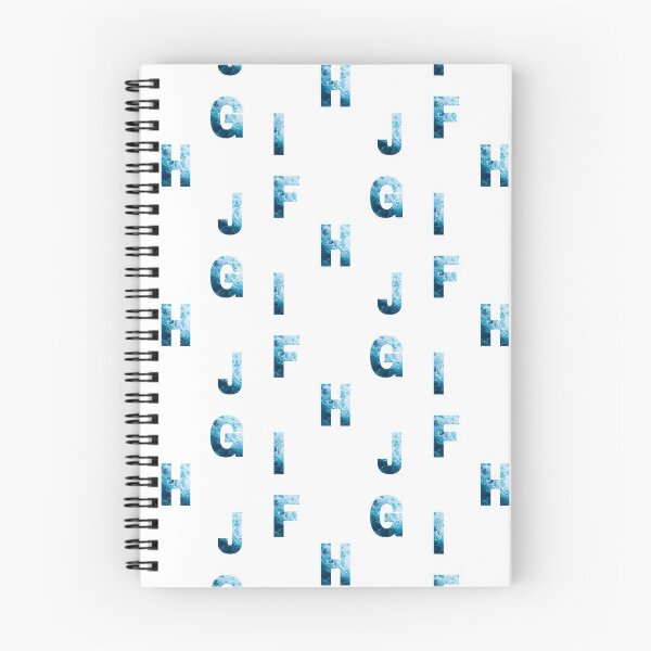 Item preview, Ocean Waves Alphabet Sticker Pack (F, G, H, I, J) designed and sold by LiveAndGlow.