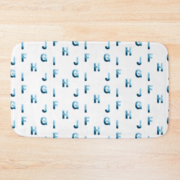 Item preview, Ocean Waves Alphabet Sticker Pack (F, G, H, I, J) designed and sold by LiveAndGlow.