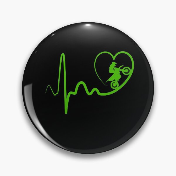 Item preview, dirt bike heartbeat designed and sold by alfa-rouk.