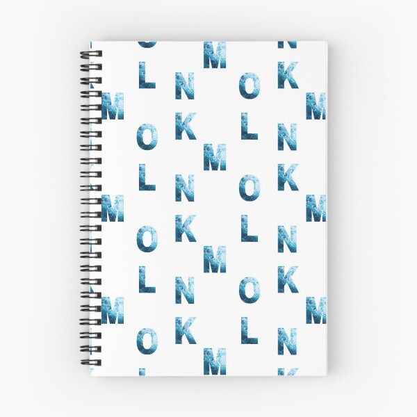 Item preview, Ocean Waves Alphabet Sticker Pack (K, L, M, N, O) designed and sold by LiveAndGlow.