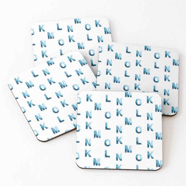 Item preview, Ocean Waves Alphabet Sticker Pack (K, L, M, N, O) designed and sold by LiveAndGlow.