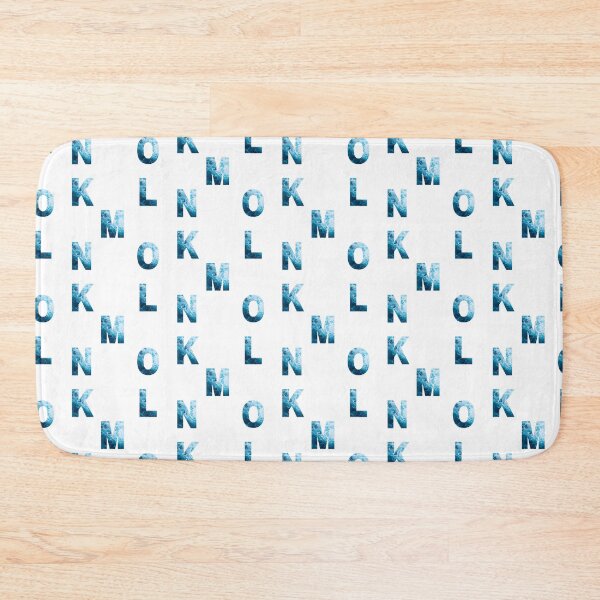 Item preview, Ocean Waves Alphabet Sticker Pack (K, L, M, N, O) designed and sold by LiveAndGlow.