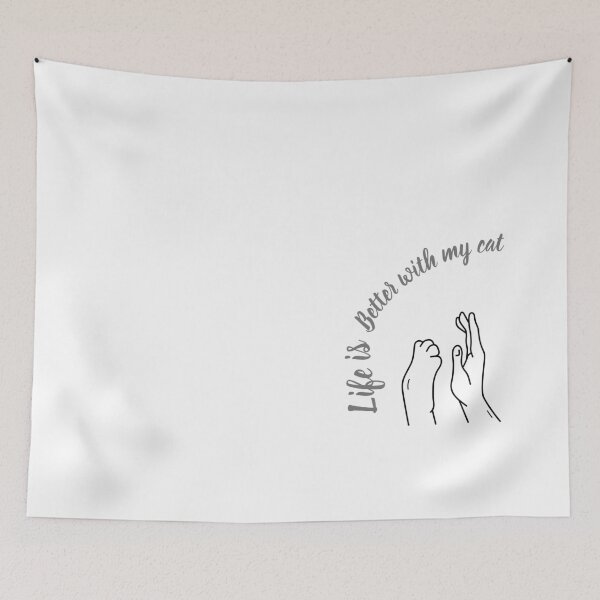 Item preview, Life is better with my cat T-shirts designed and sold by Karimabel97.