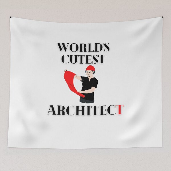 Artikelvorschau, Der süßeste Architekt der Welt lustiges T-Shirt Männer Geschenk Frauen Geschenk entworfen und verkauft von InnovantDesigns.