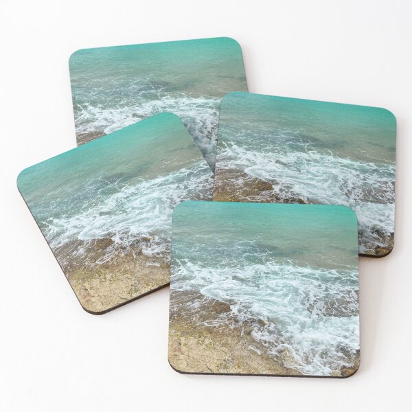 Item preview, Beautiful Blue Crashing Waves With White Sea Foam designed and sold by Barolina.
