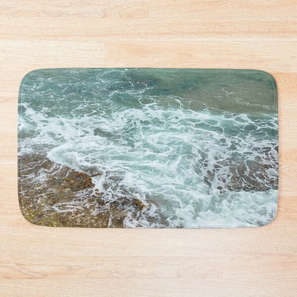 Item preview, Beautiful Blue Crashing Waves With White Sea Foam designed and sold by Barolina.