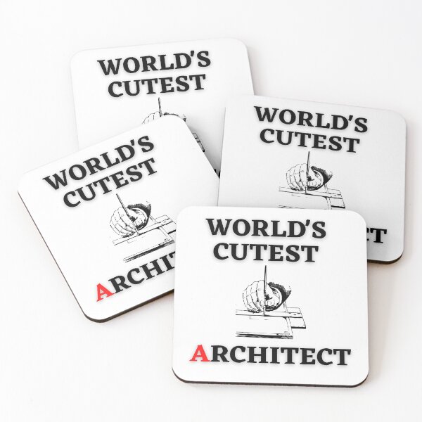 Item preview, World's cutest Architect funny T-shirt men gift women gift designed and sold by InnovantDesigns.