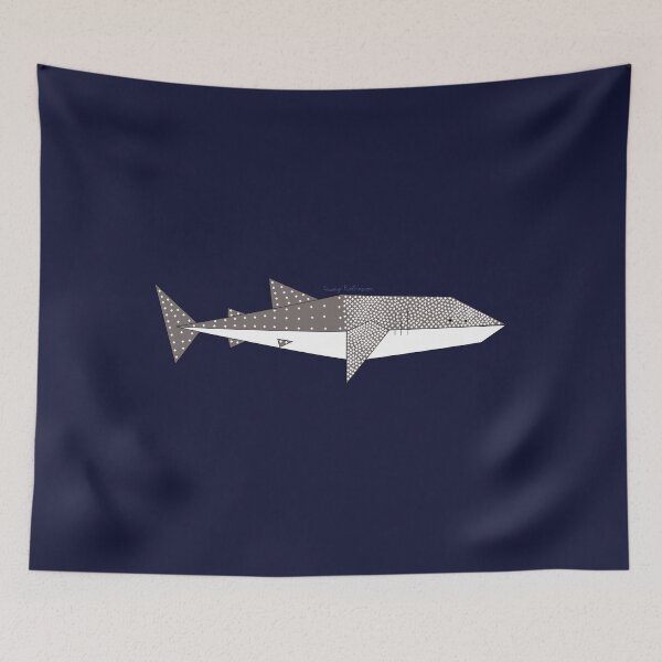 Item preview, Geometric Whale Shark without background designed and sold by Caseymakesart.