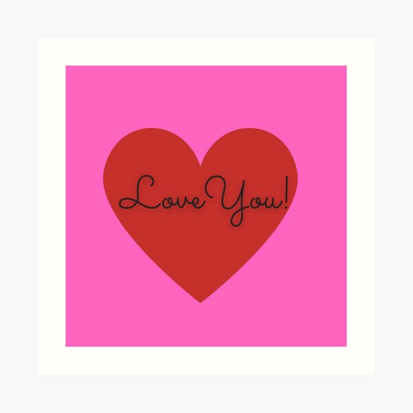 Kunstdrucke Rotes Herz Redbubble