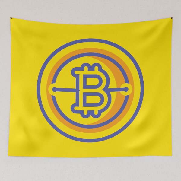 Item preview, Crypto Currency Bit Fill Style Icon designed and sold by MIDDLX.