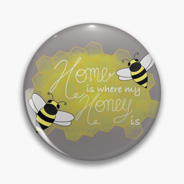 Item preview, "home is where my honey is" bee design designed and sold by bazzaraura.