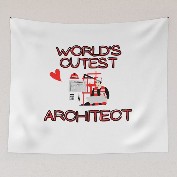 Item preview, World's cutest Architect funny T-shirt men gift women gift designed and sold by InnovantDesigns.
