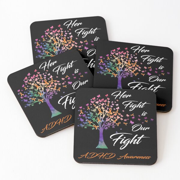 Item preview, Her Fight Is Our Fight ADHD Awareness designed and sold by Gillosina.