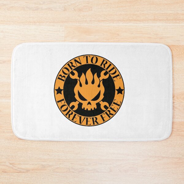 Item preview, born to ride forever free motorcycle helmet sticker designed and sold by hotifroti.