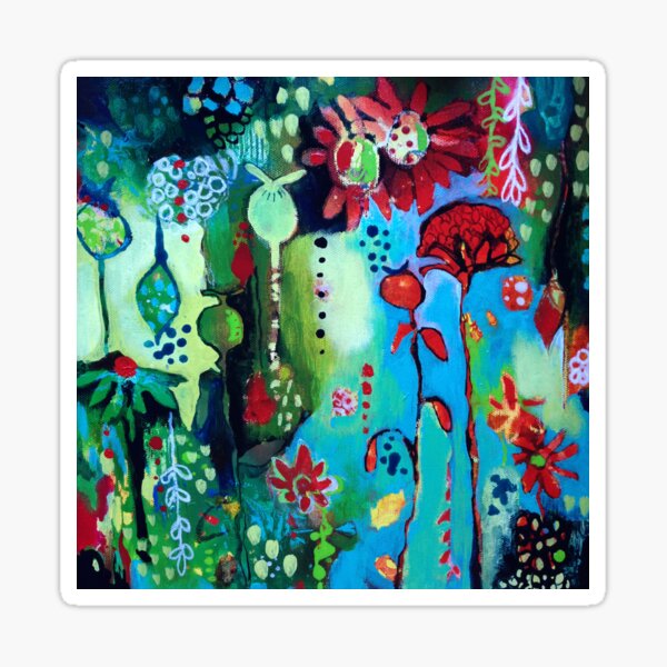 In Amongst The Blooms Sticker