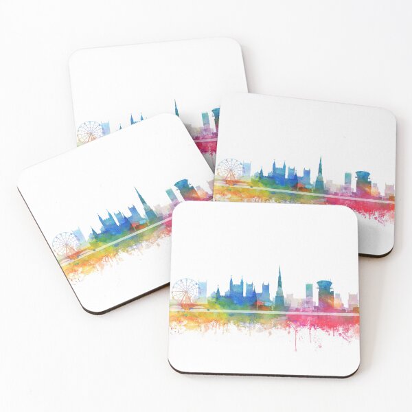 Item preview, Bristol Skyline Watercolor by Zouzounio Art designed and sold by zouzounioart.