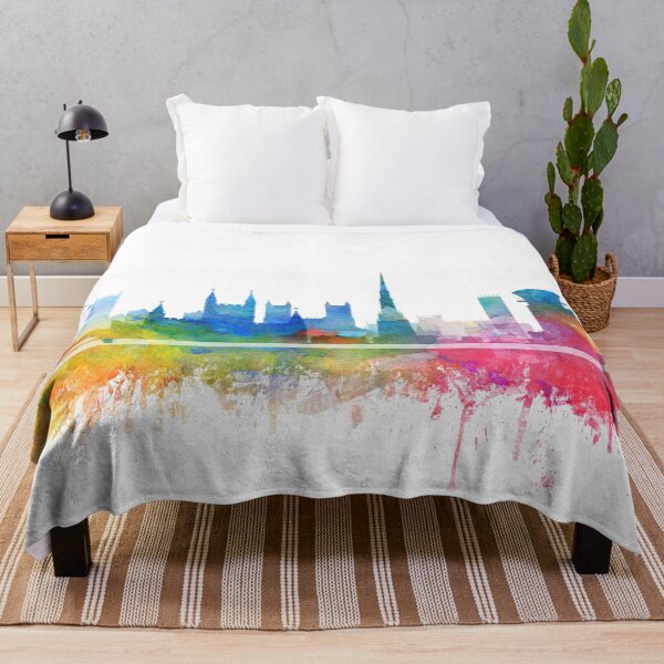 Item preview, Bristol Skyline Watercolor by Zouzounio Art designed and sold by zouzounioart.