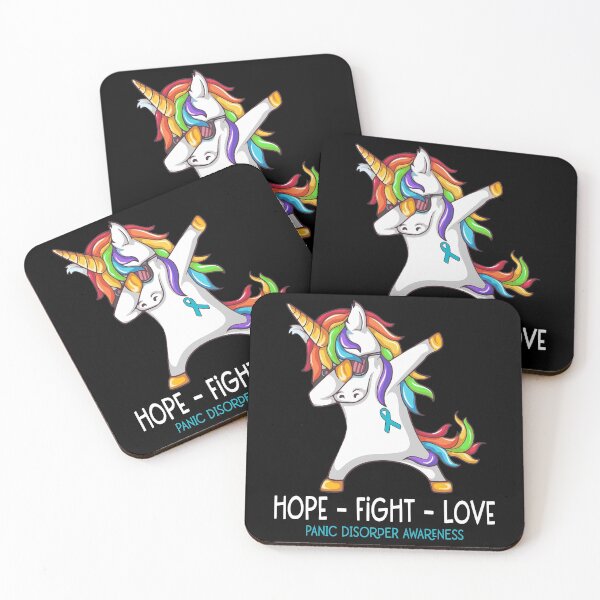 Item preview, Hope Fight Love Panic Disorder Awareness designed and sold by Brad-FI.