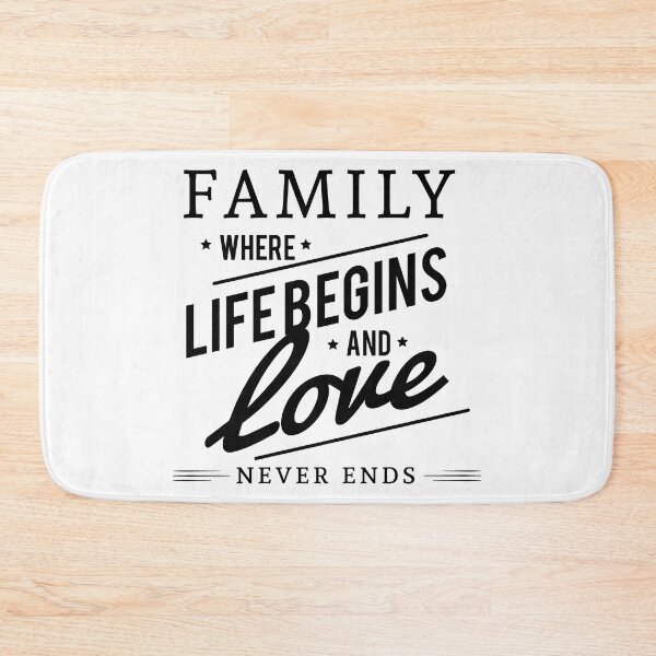 Item preview, Family Where Life Begins and Love Never Ends designed and sold by eajob.
