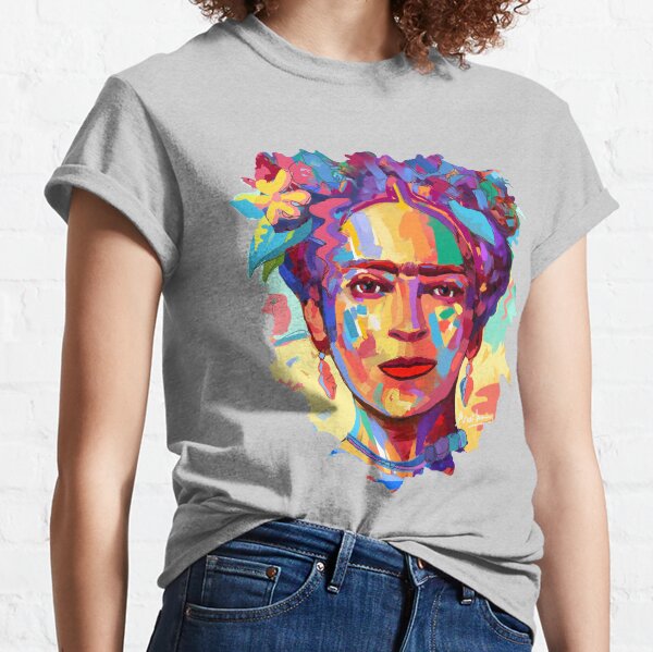 Aperçu de l'œuvre Portrait coloré de Frida Kahlo créée et vendue par ArtMailsonCello.