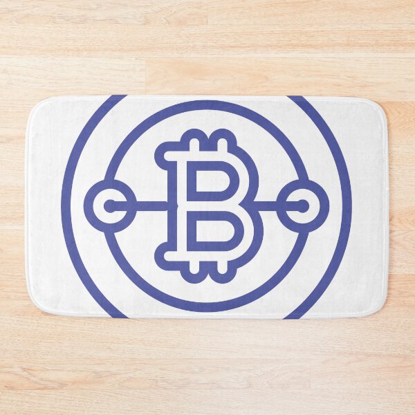 Item preview, Crypto Currency Bit Fill Style Icon (white) designed and sold by MIDDLX.
