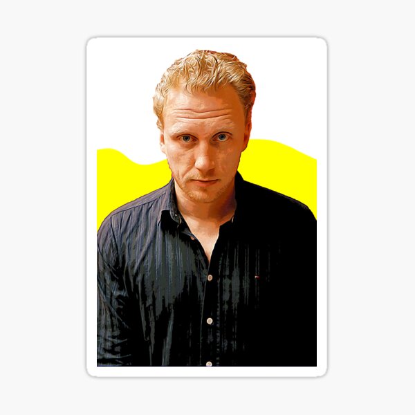 &ldquo;Kevin McKidd photoshop fun&rdquo; Sticker for Sale by angelamermaid | Redbubble