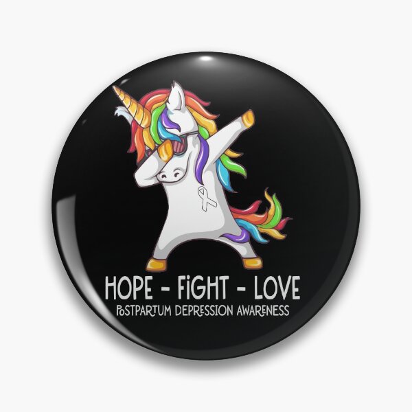 Item preview, Hope Fight Love Postpartum Depression Awareness designed and sold by Brad-FI.